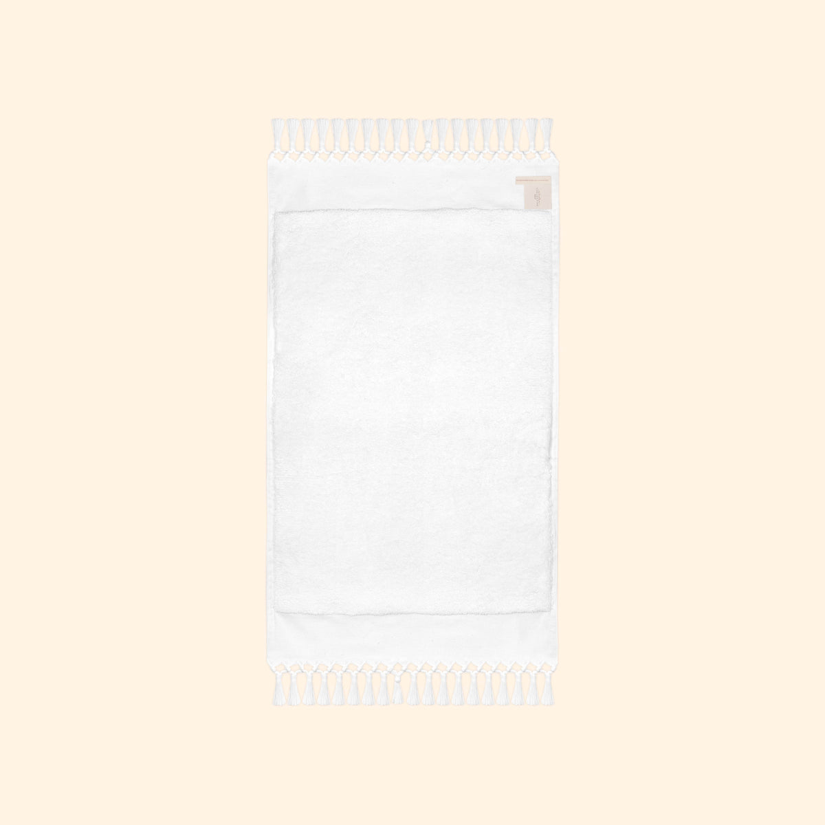 Plush & Bare Pure Cotton Hand Towel In White