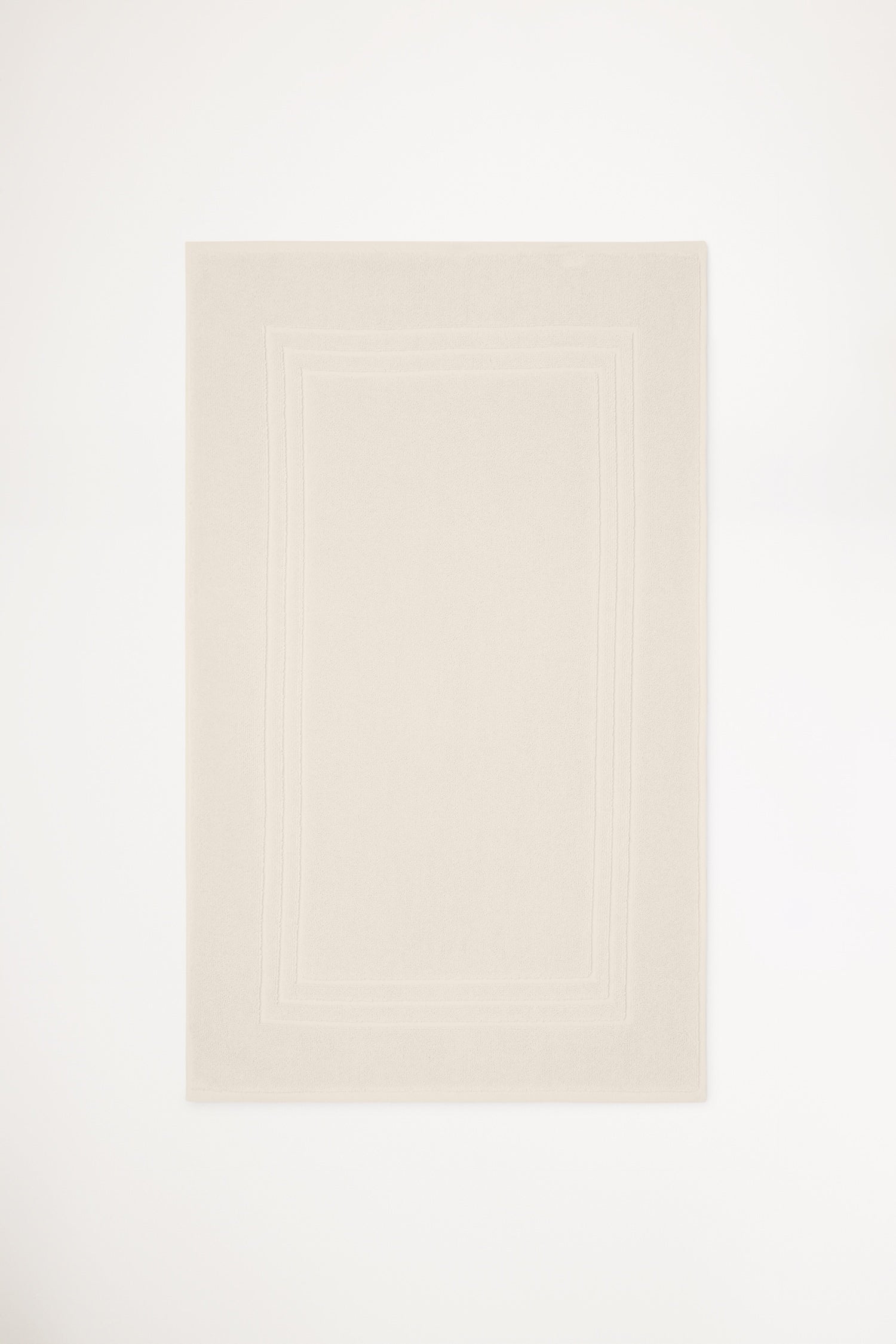 Organic Cotton Bath Mat - Chalk