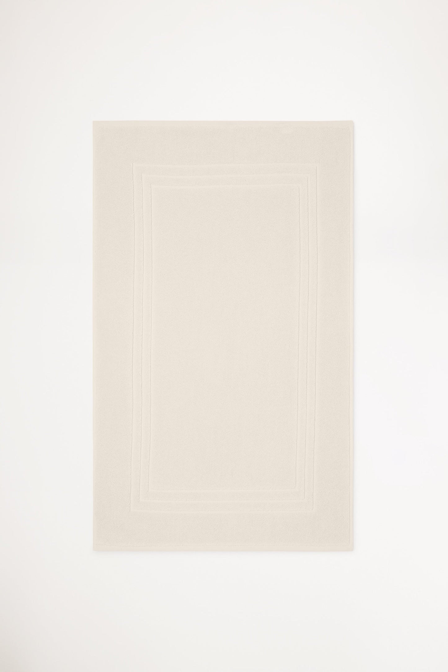 Organic Cotton Bath Mat - Chalk