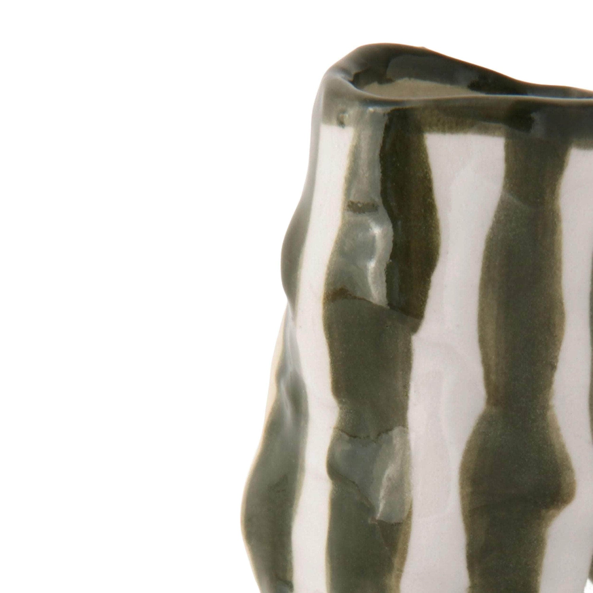 Dark Forest Candy Stripe Candle Holder