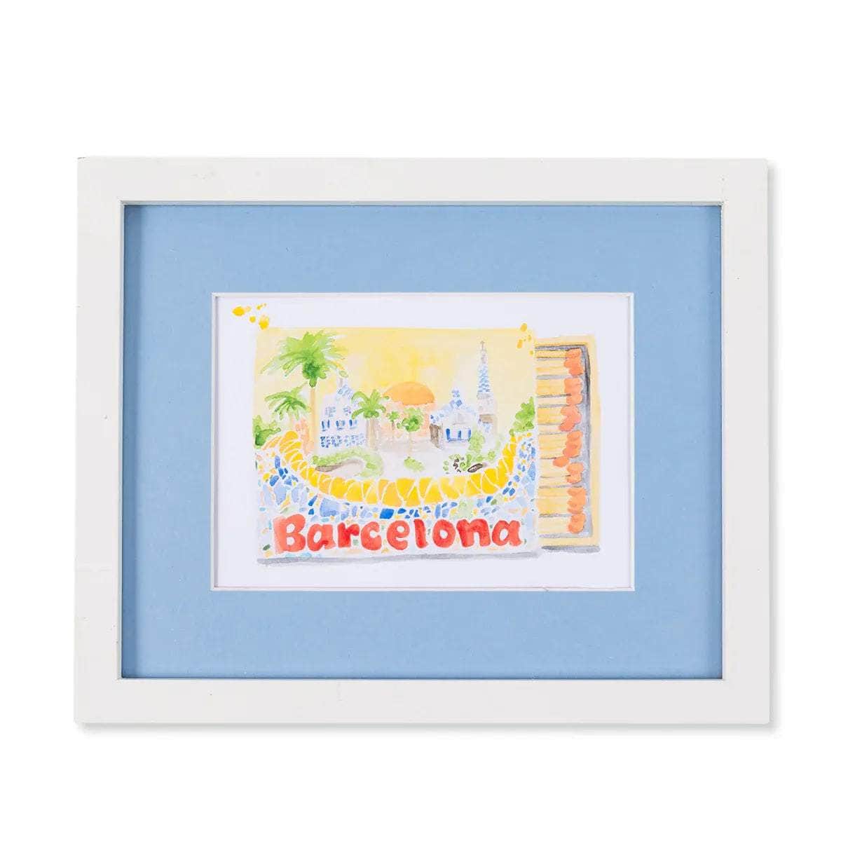 Barcelona Matchbook Print
