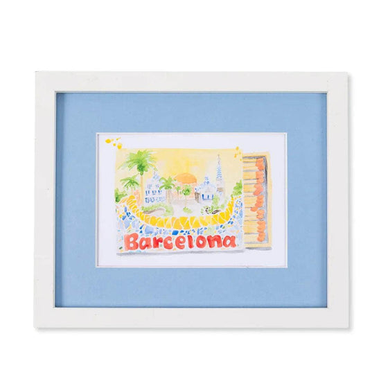 Barcelona Matchbook Print