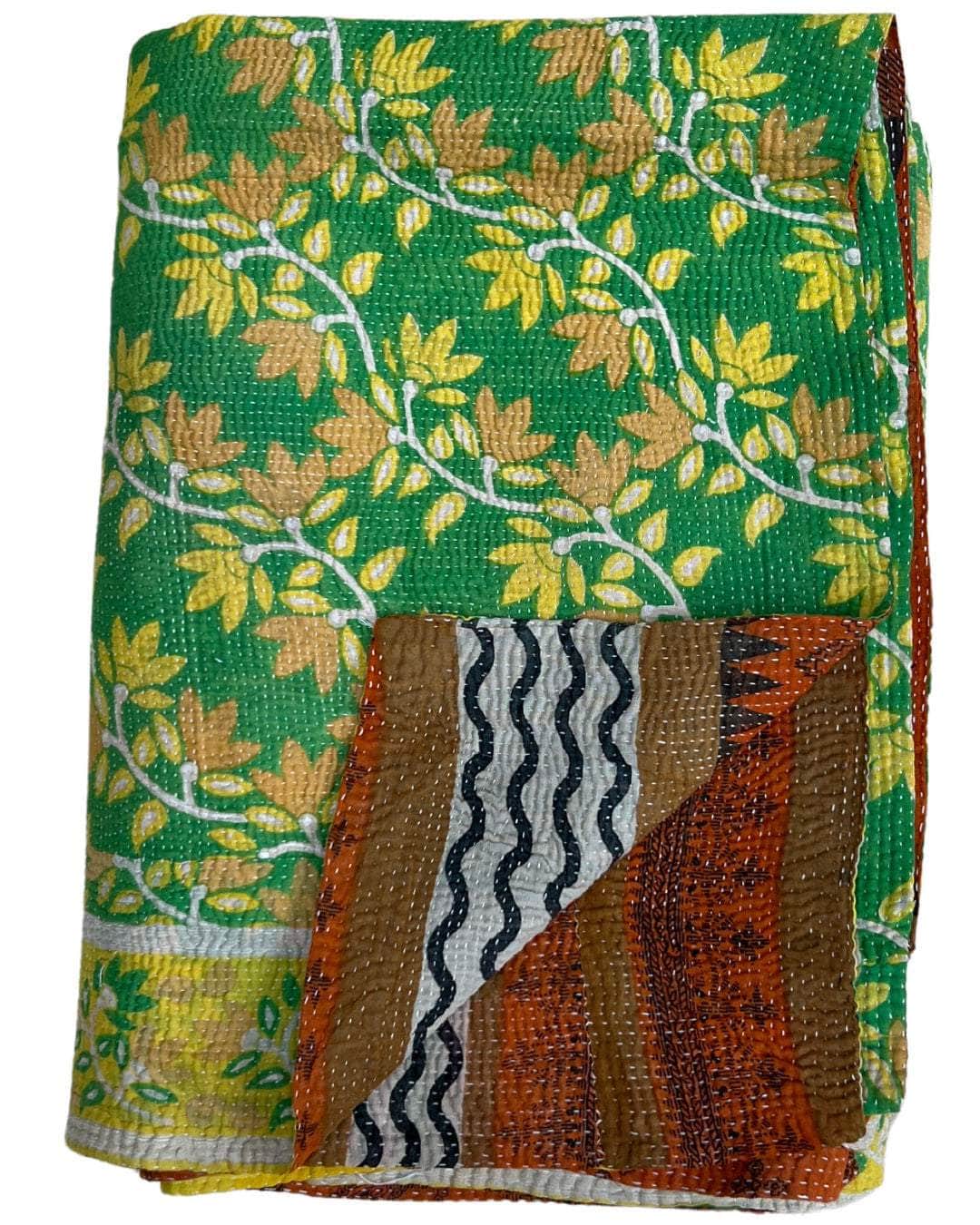 Lightweight Kantha Quilt No. 679