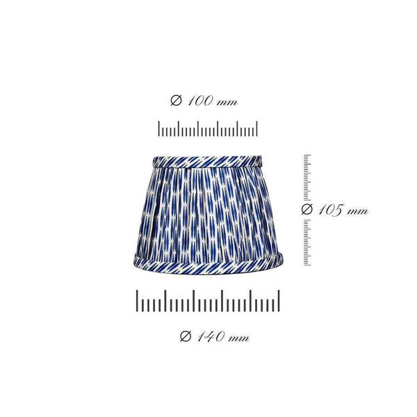 Lampshade Blue Ikat