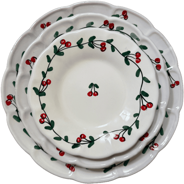 Cherry Frutta Plate - 20 cm