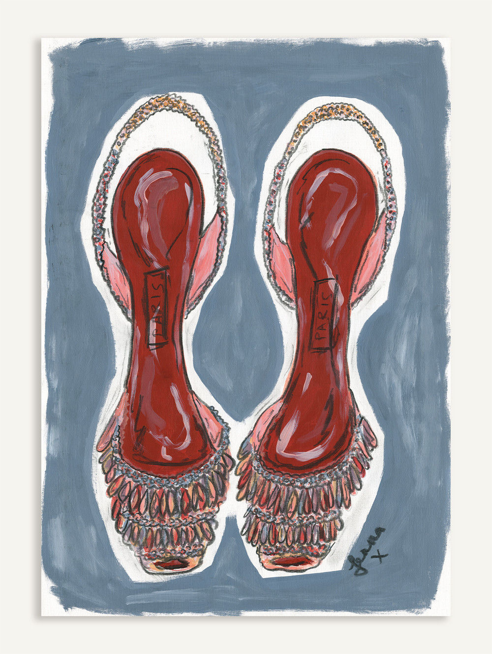 To Be A Showgirl Painting