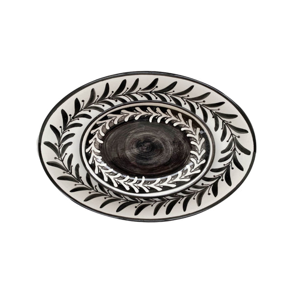 Helecho Serving Trays (set of two) - Jet Black