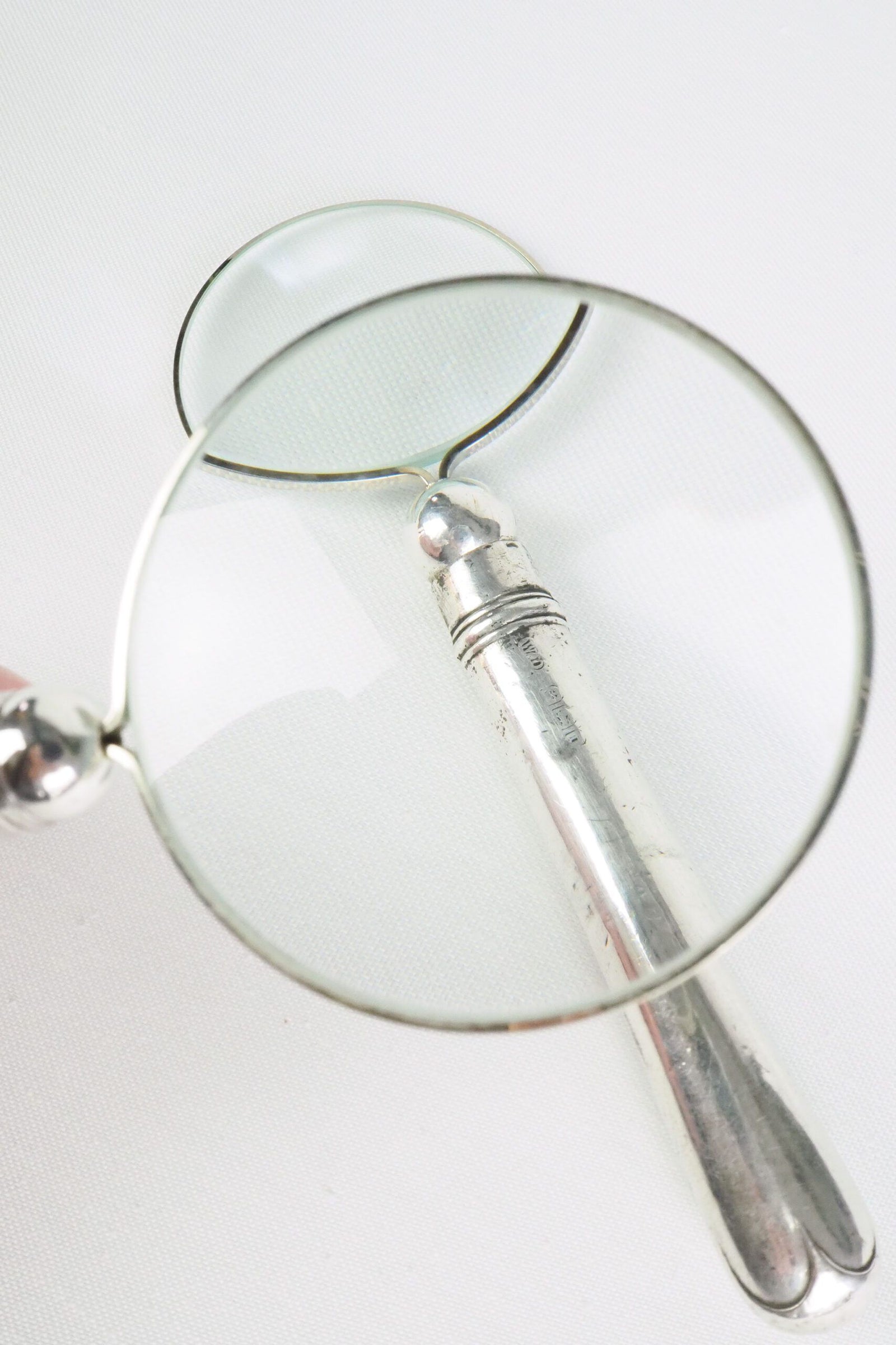 Victorian Sterling Silver Magnifying Glass
