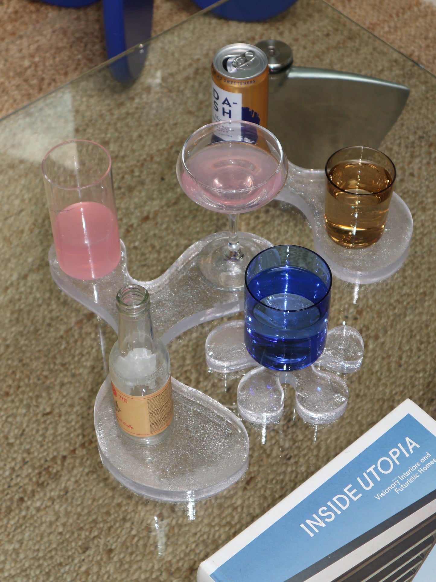 Fleur Objet in Clear Recycled Plastic