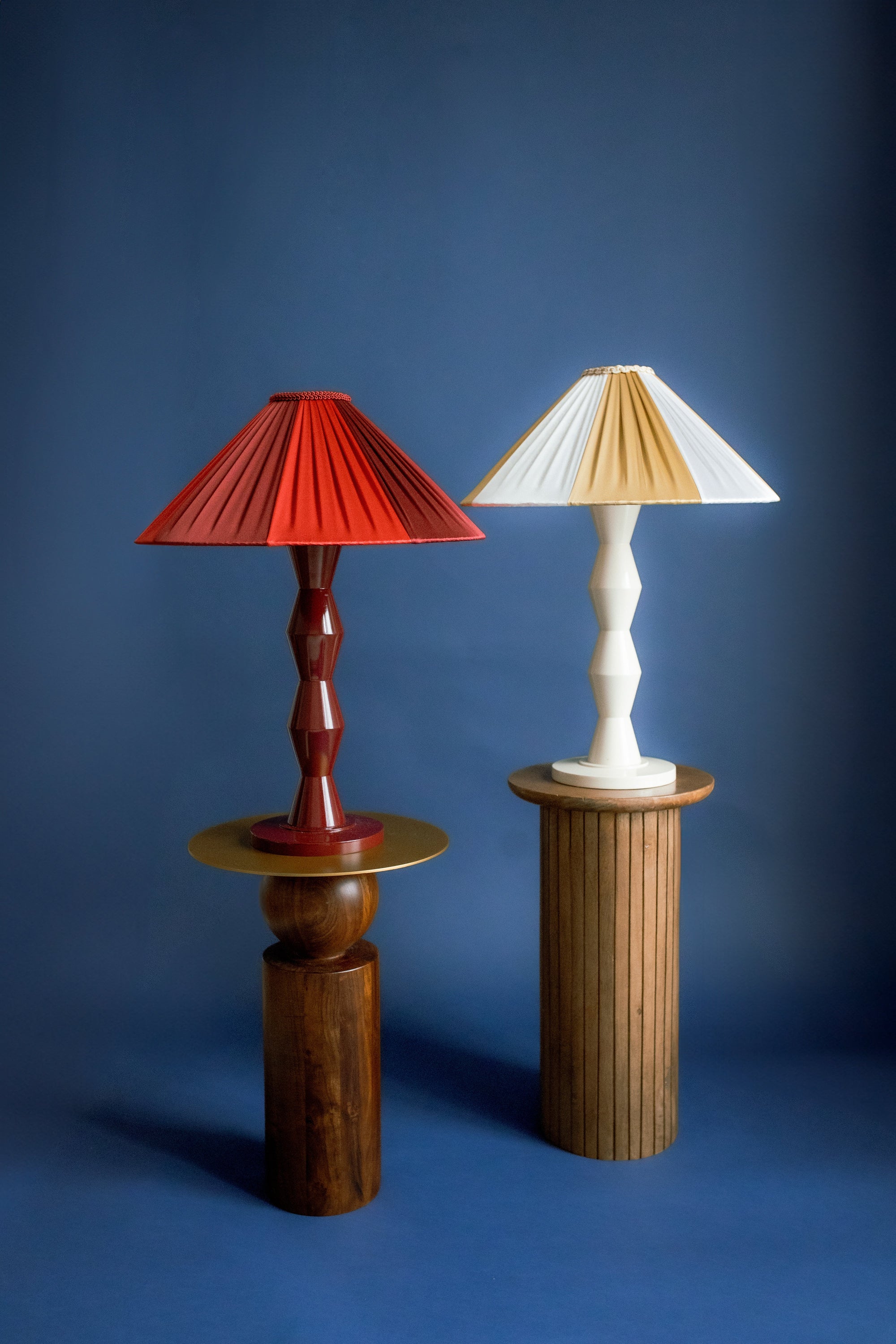 The Fitz - Burgundy Lamp
