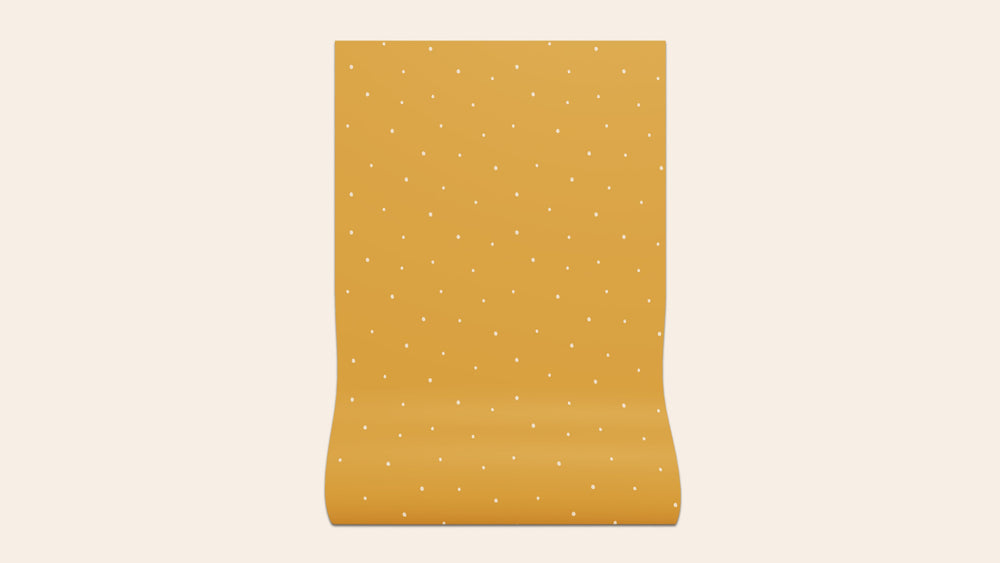 Dolce Daisies Wallpaper, Cannoli, Roll