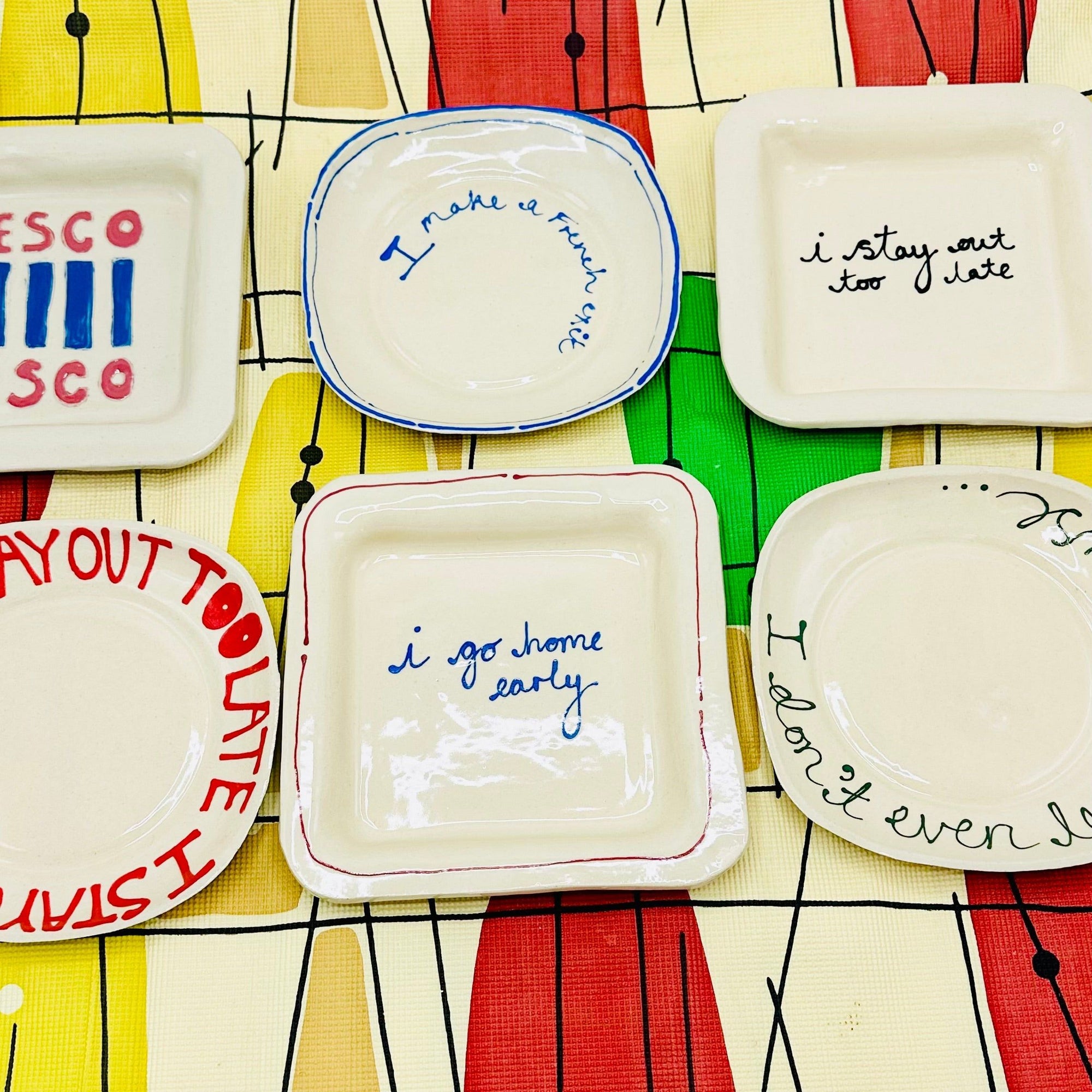 I Make a French Exit Trinket Tray