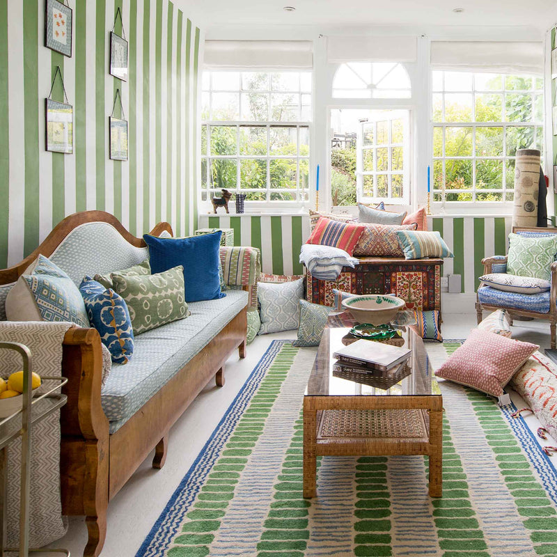 Saltaire Blue Green Rug