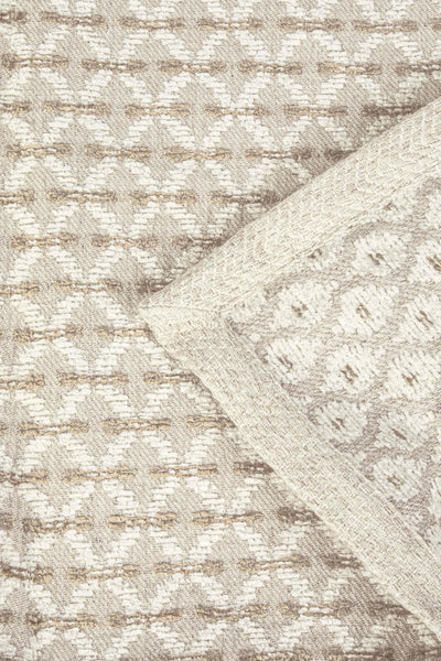 Robab Jacquard Throw - Ivory