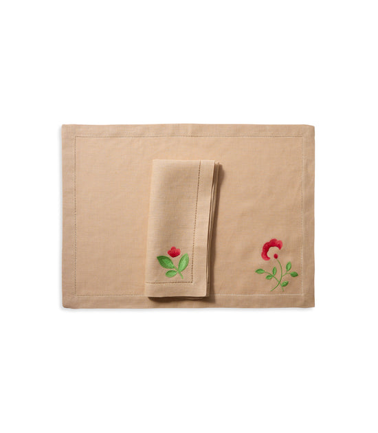 Blossom Sand Napkin (Set of 4)