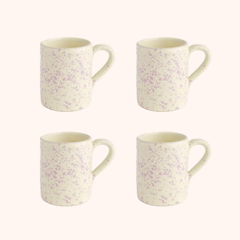Lilac Coffee Mug Set | 4 Pieces