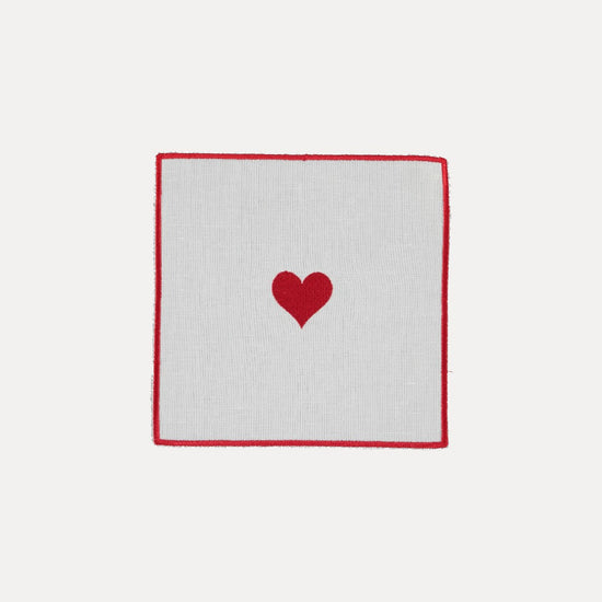 Cocktail Napkin, Suit (of Cards), Hearts