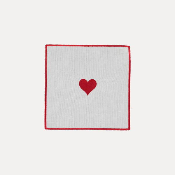 Cocktail Napkin, Suit (of Cards), Hearts