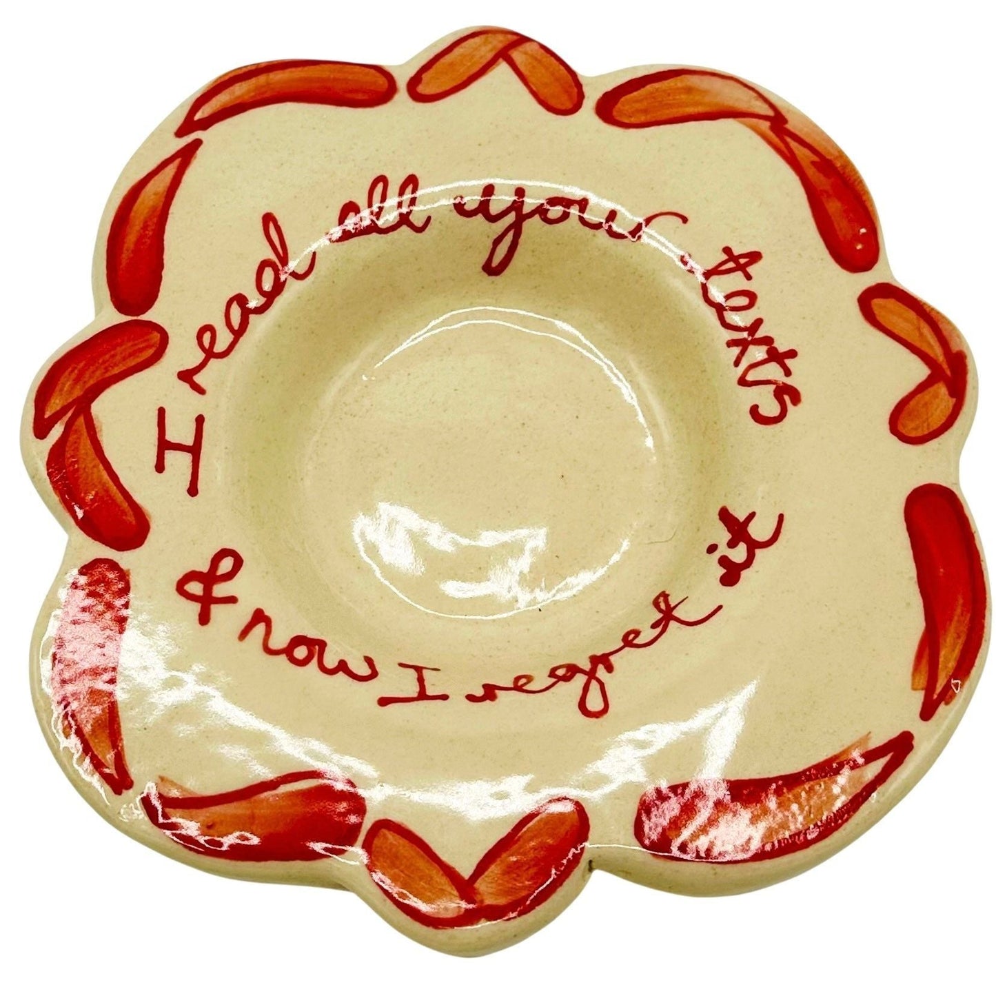 I Read All Your Texts Small Plate