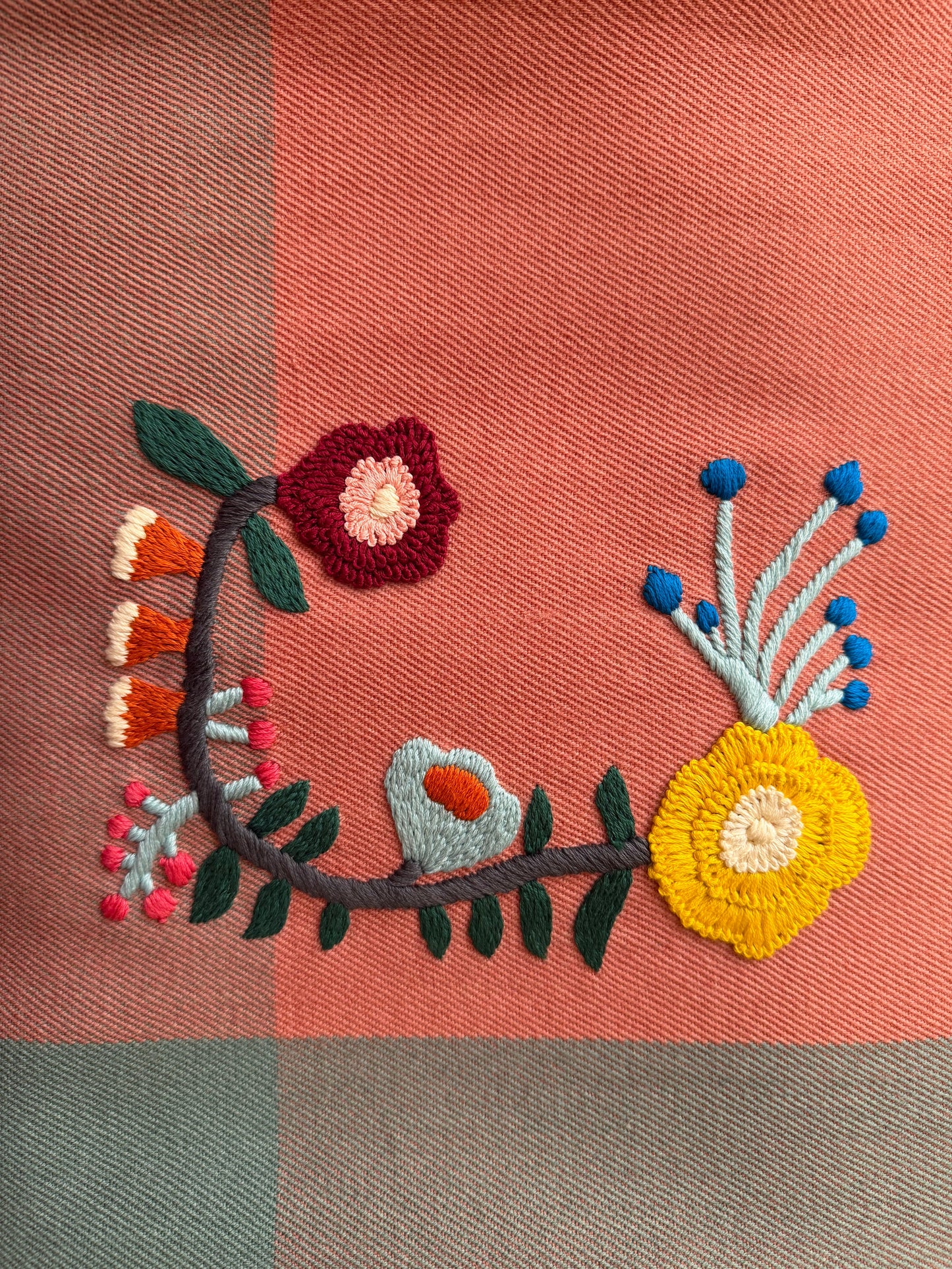 Handwoven Woolen Throw – 48x76 in