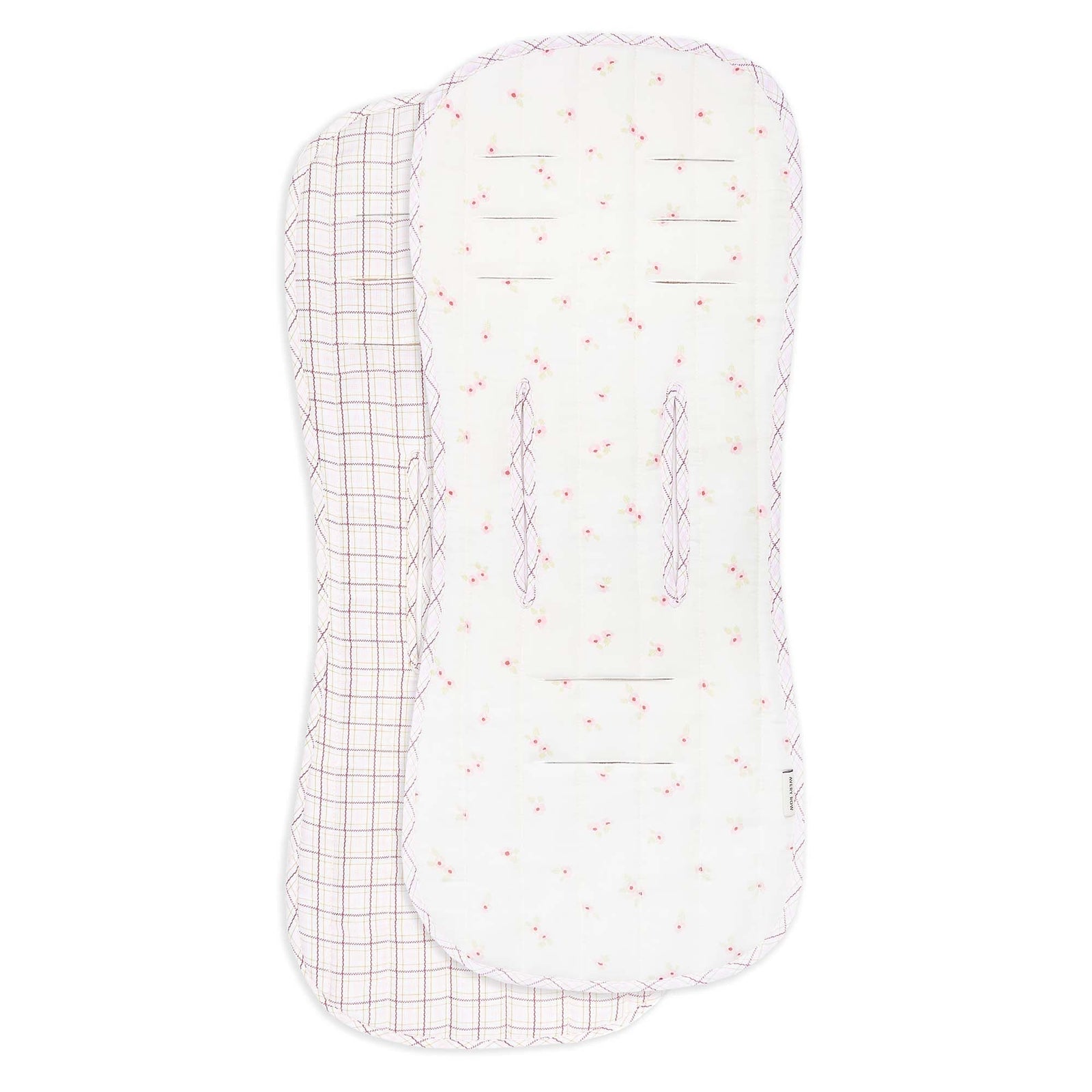 Pram Liner - Anemone / Pink Check
