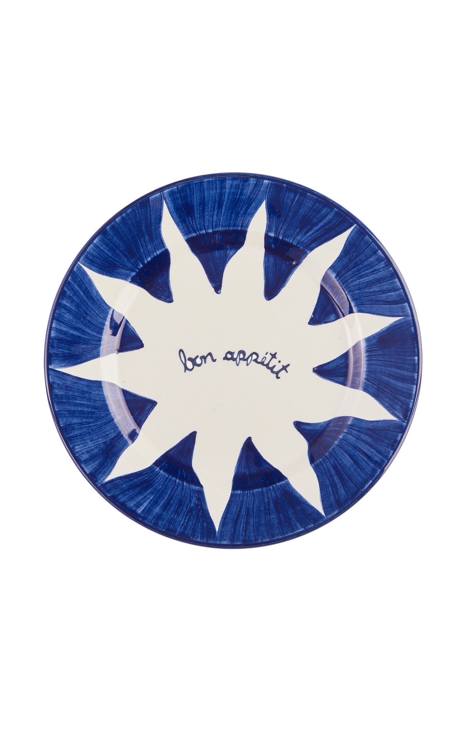 Soleil Blue Dessert Plates Set-Of-Two