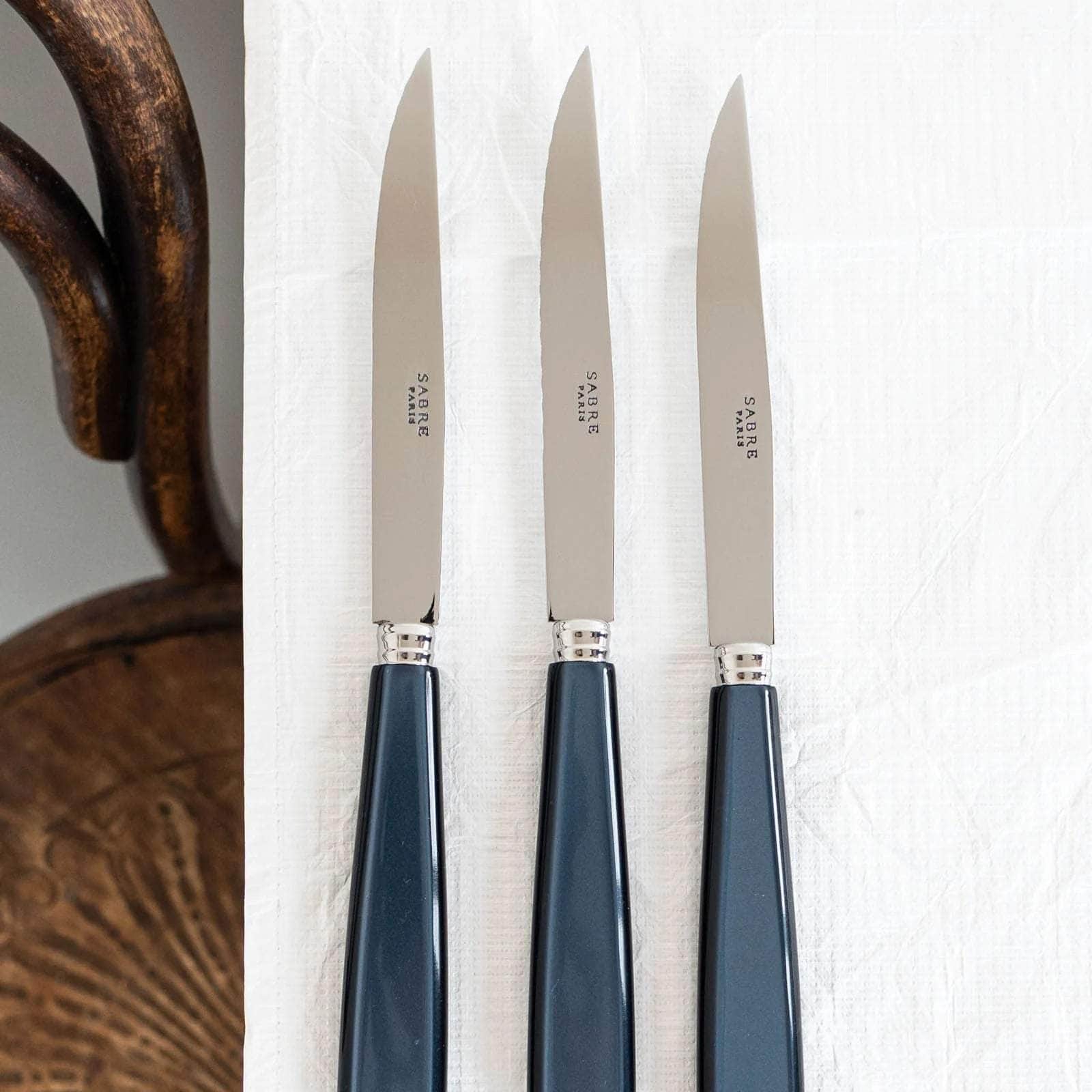 Icône Set of 6 Steak Knives, Midnight Blue