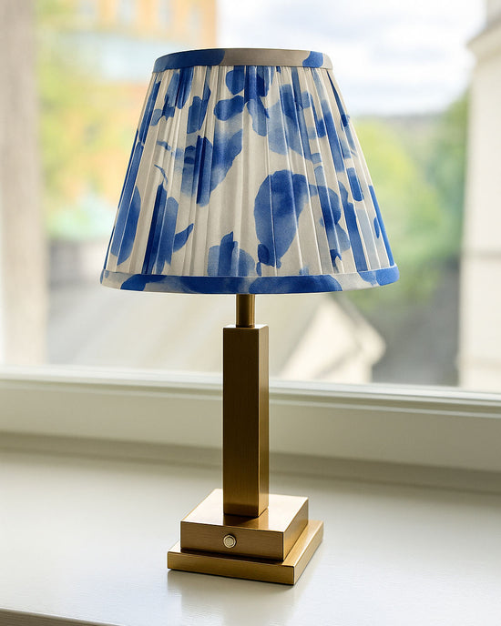 Athena Slim Rechargeable Table Lamp (Blue Magnolia)