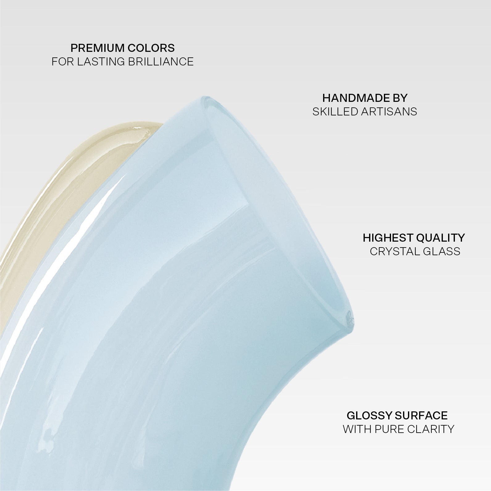 NESSIE Carafe - Soft Blue with Vanilla Stripe