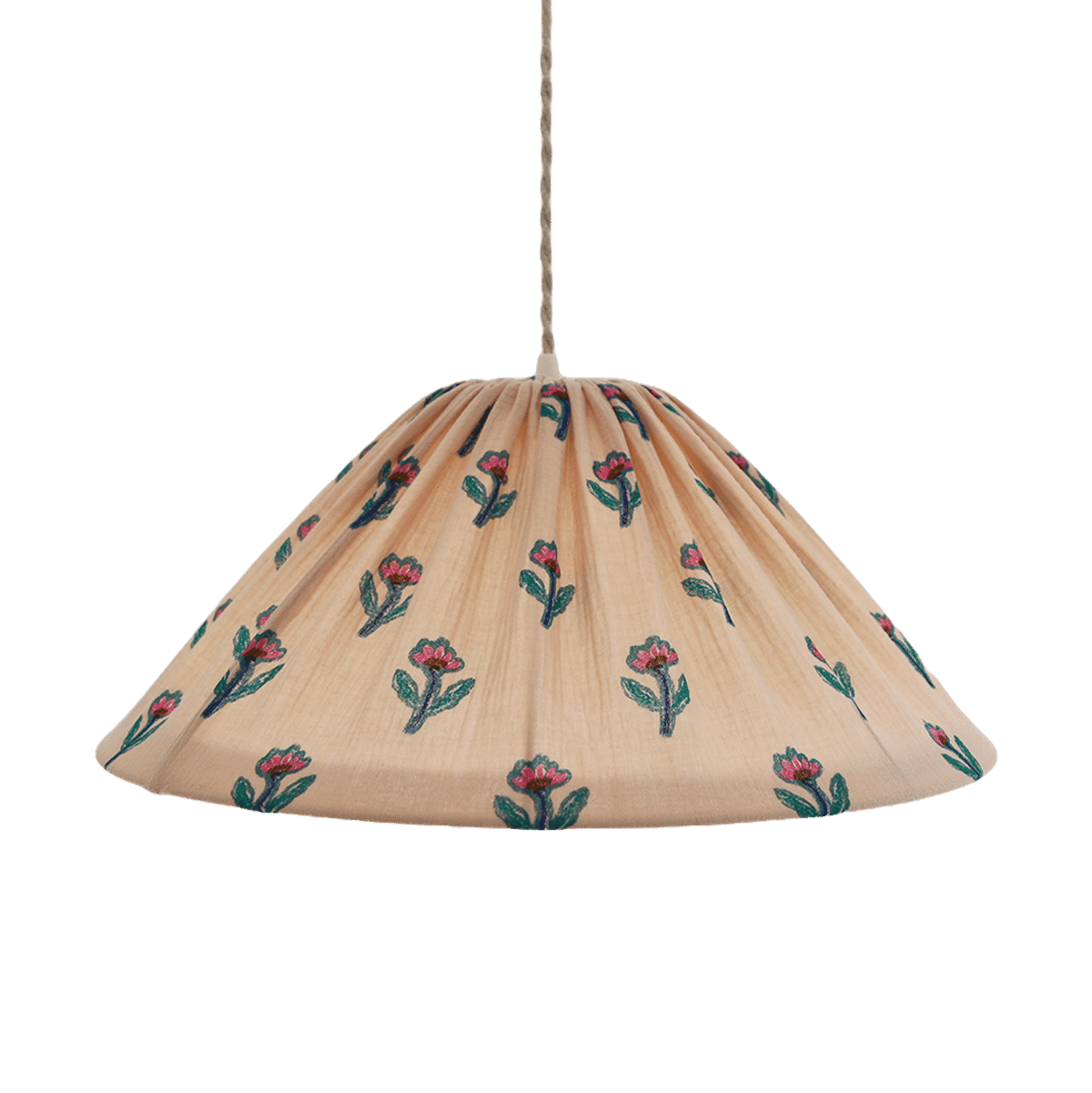 Conical Pendant Light Small Flowers Malala “Flora”