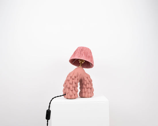 'Follow' Table Lamp - Peony Pink