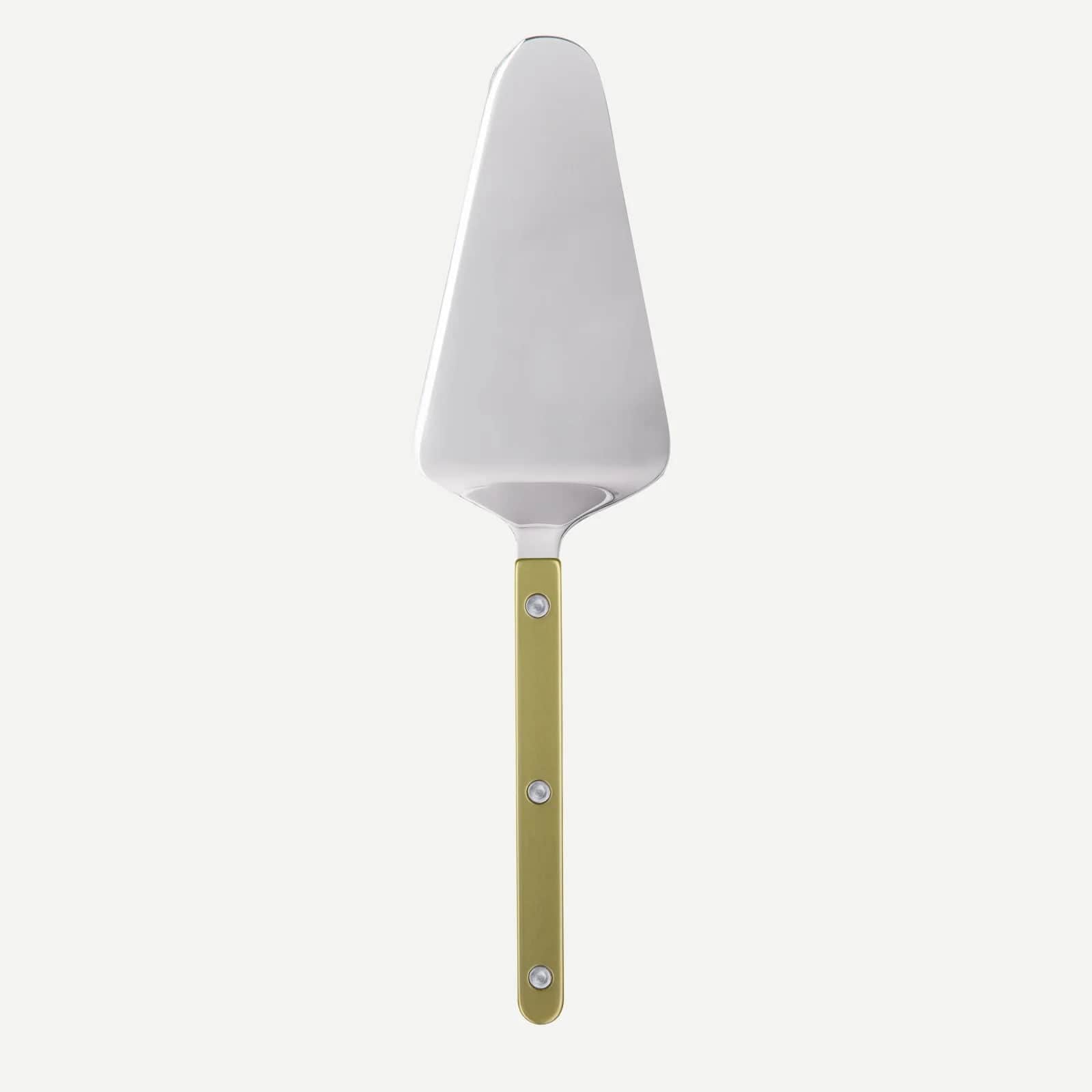 Bistrot Pearly Cake Server, Moss