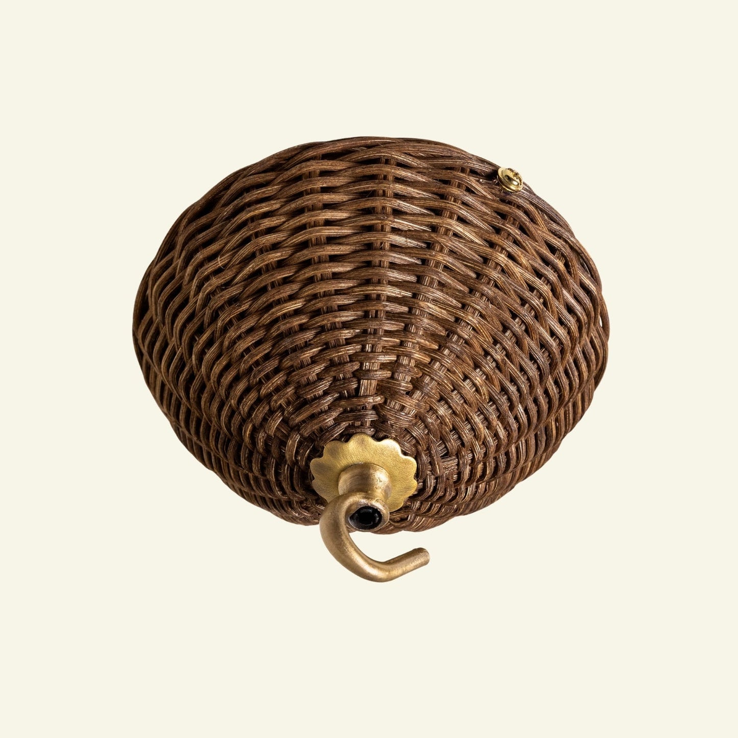 Rita Rattan Ceiling Rose, Teak