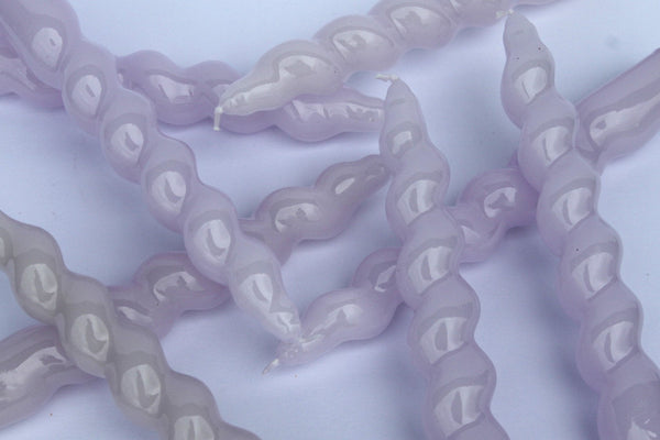Spiral Taper Candle | Lilac