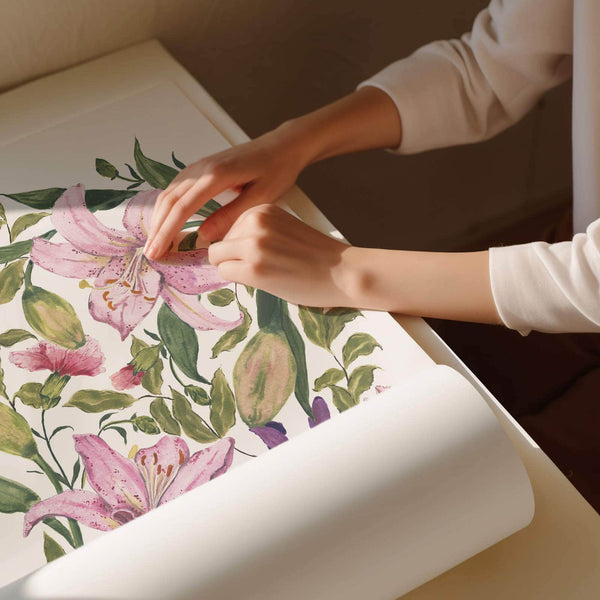 With love, Lily Art Print