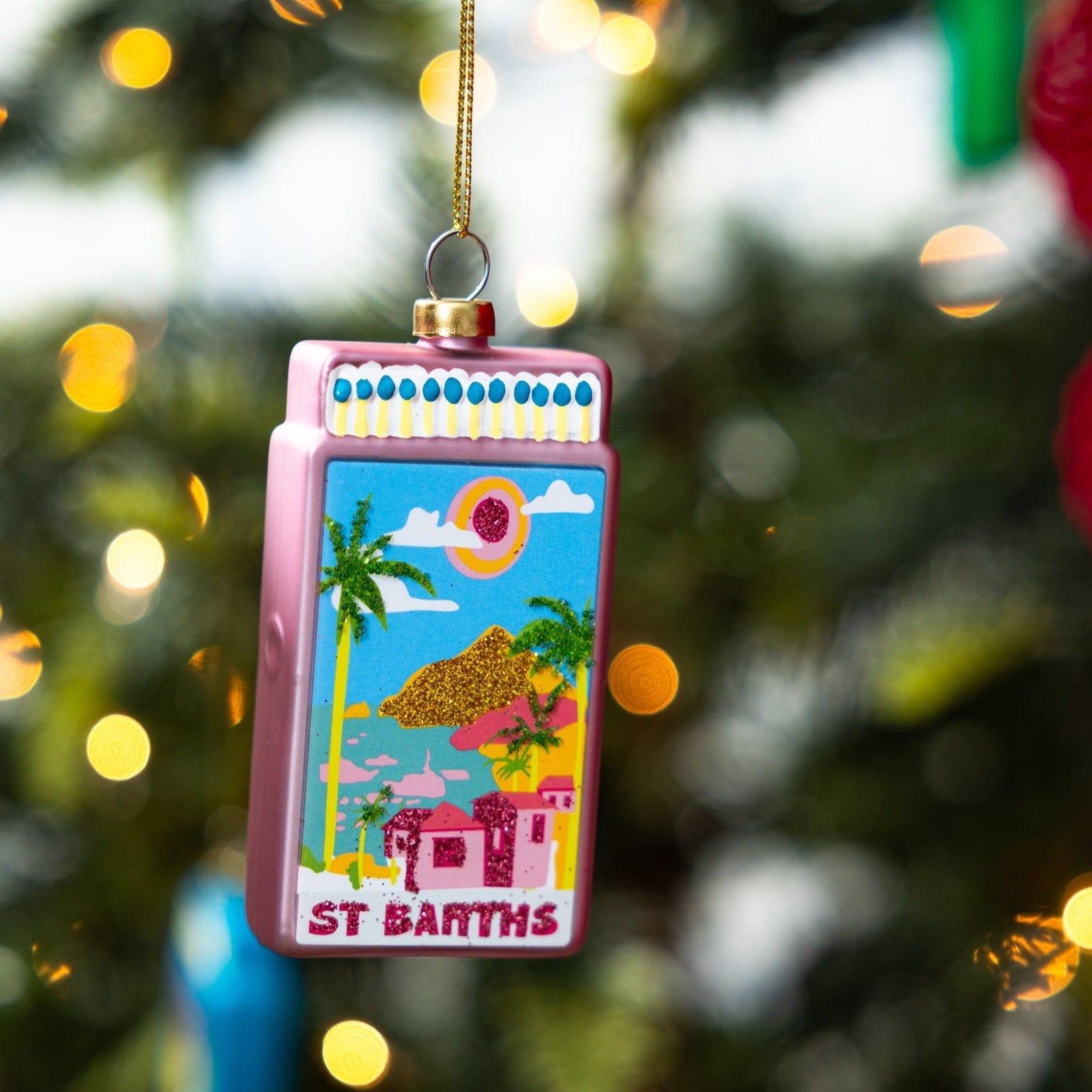 Matchbook Ornament - St. Barths