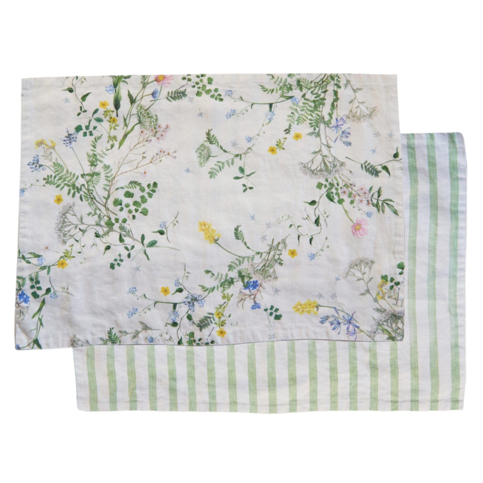 Spring Posy Reversible Linen Placemat