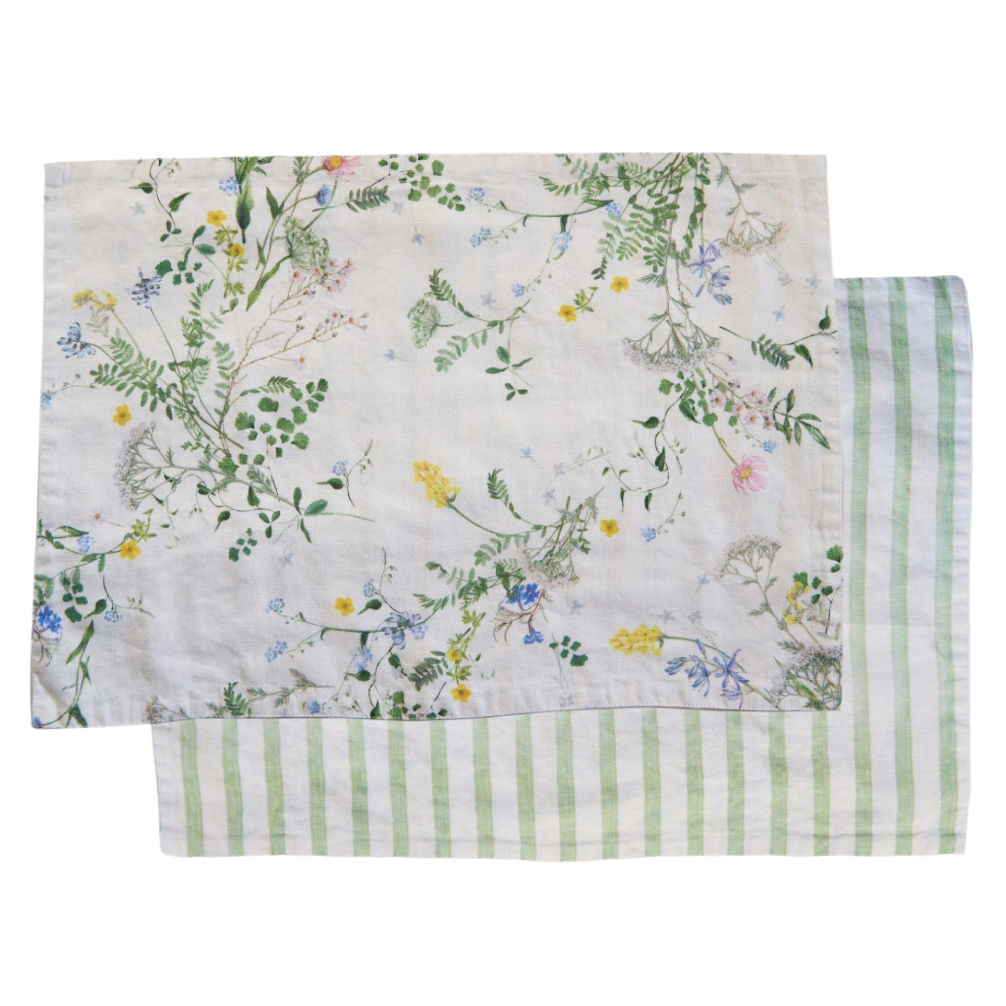 Spring Posy Reversible Linen Placemat