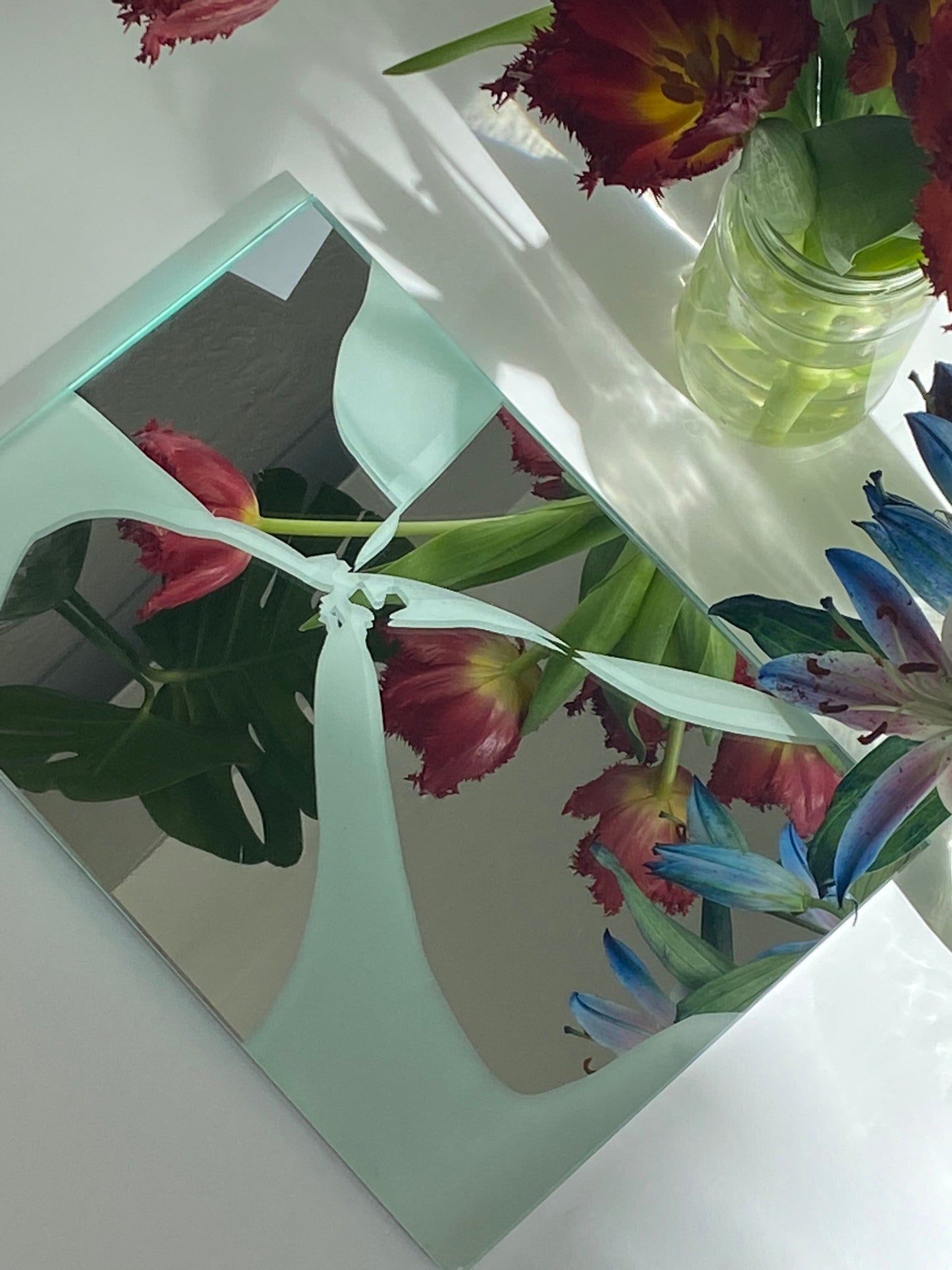 Bloom' Frosted Mirror