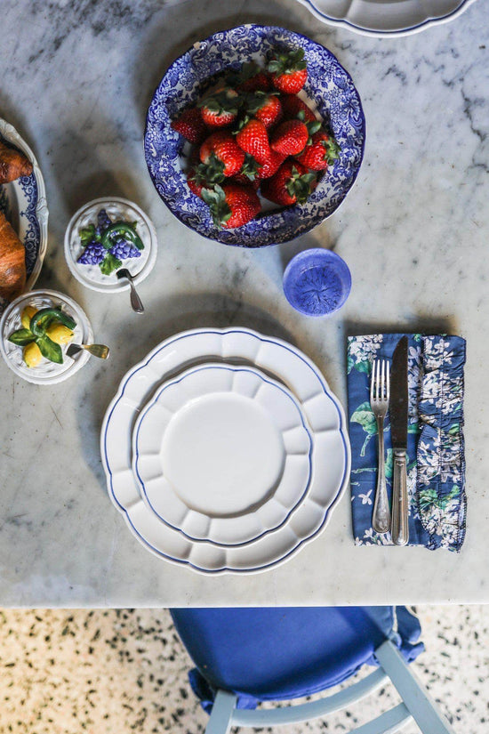 Romilly Dinner Plate, Blue, Set Of 4