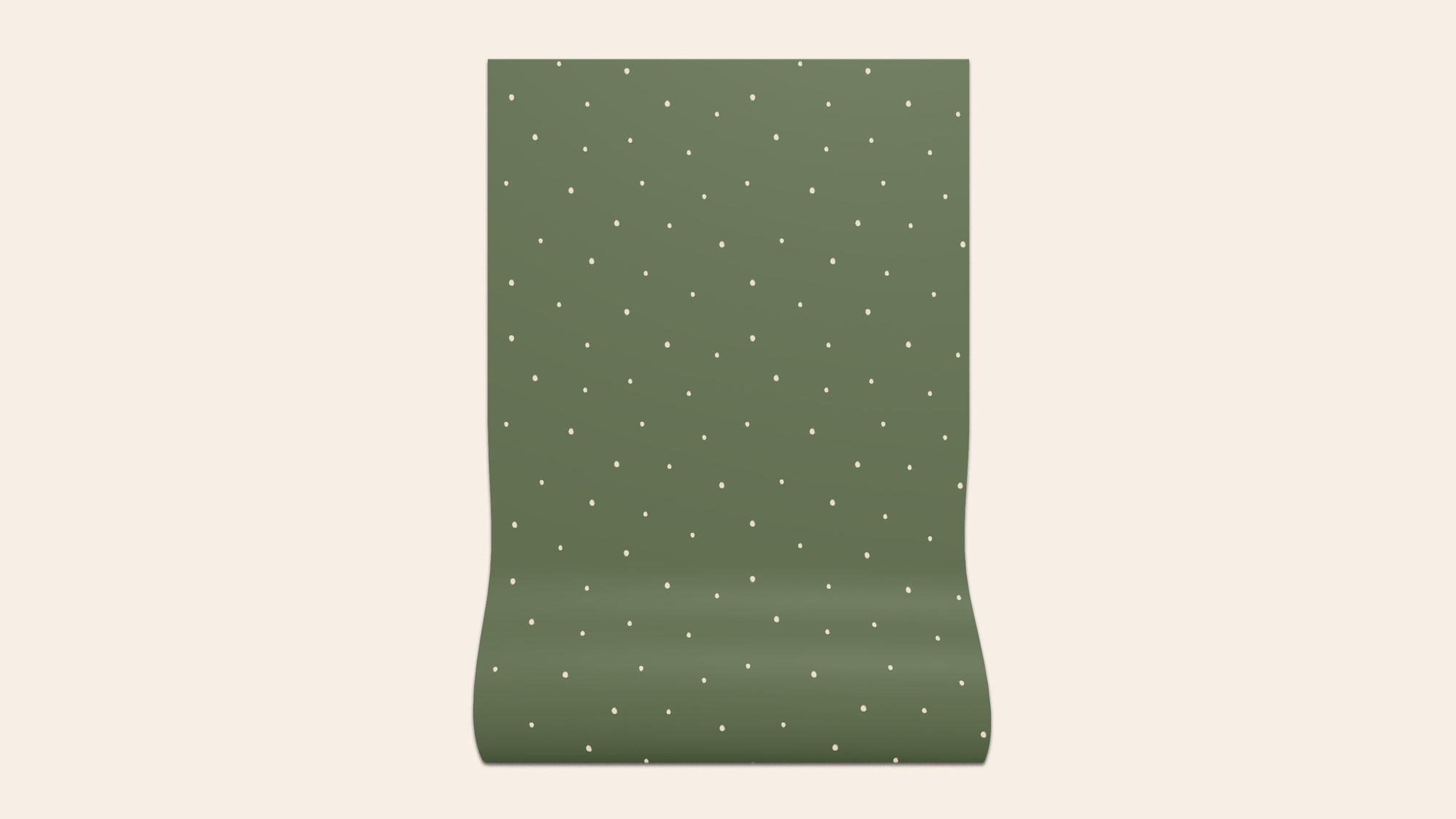 Dolce Daisies Wallpaper, Pistachio, Sample