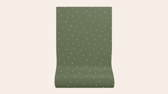Dolce Daisies Wallpaper, Pistachio, Sample