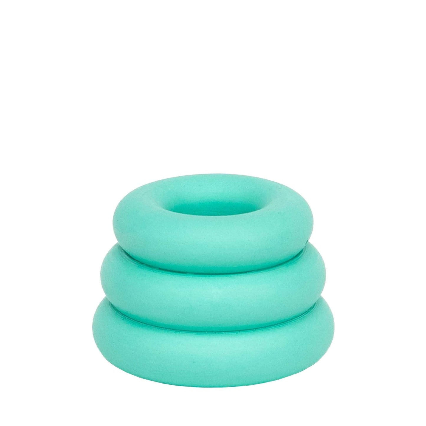 Mint Green Triple O Candleholder