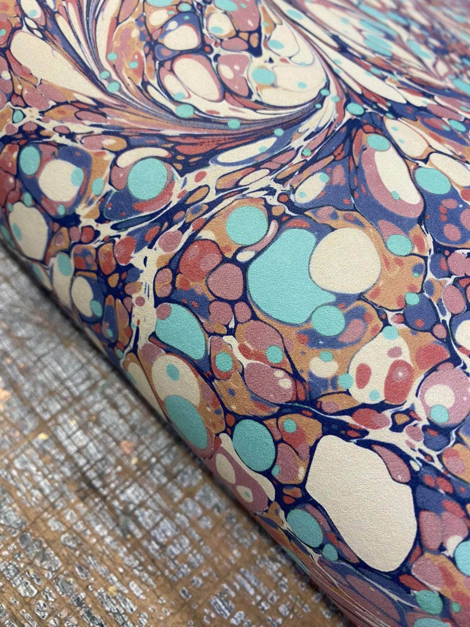 Marbled Wallpaper - 'Aurora' Colour: Opal - Eco Non-Woven