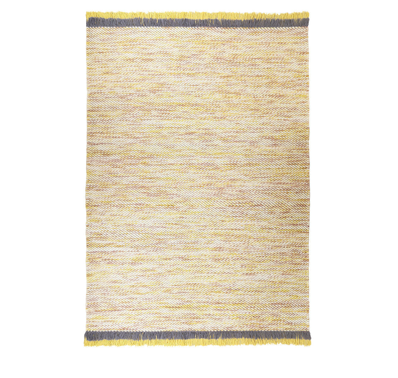 Flatweave Rug - Pink & Yellow