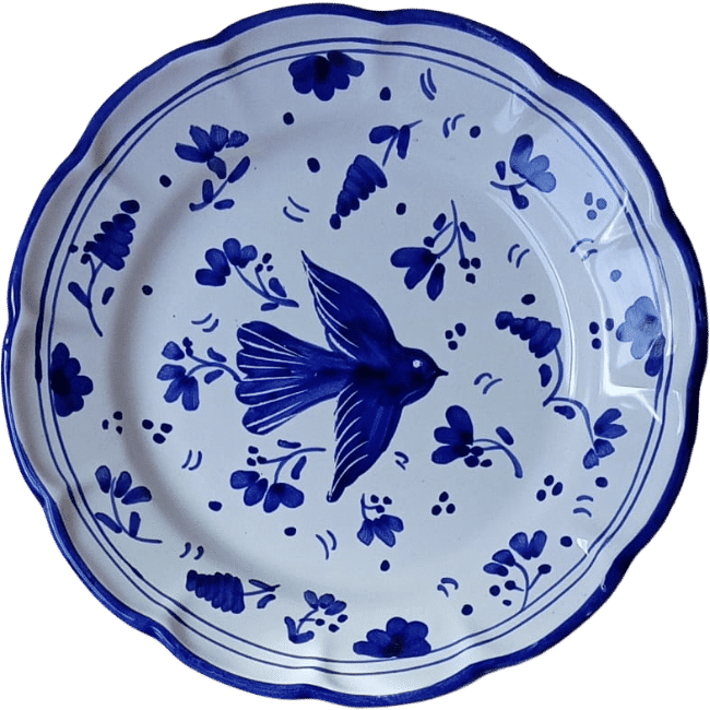 Colomba Plate Dark Blue - 20cm