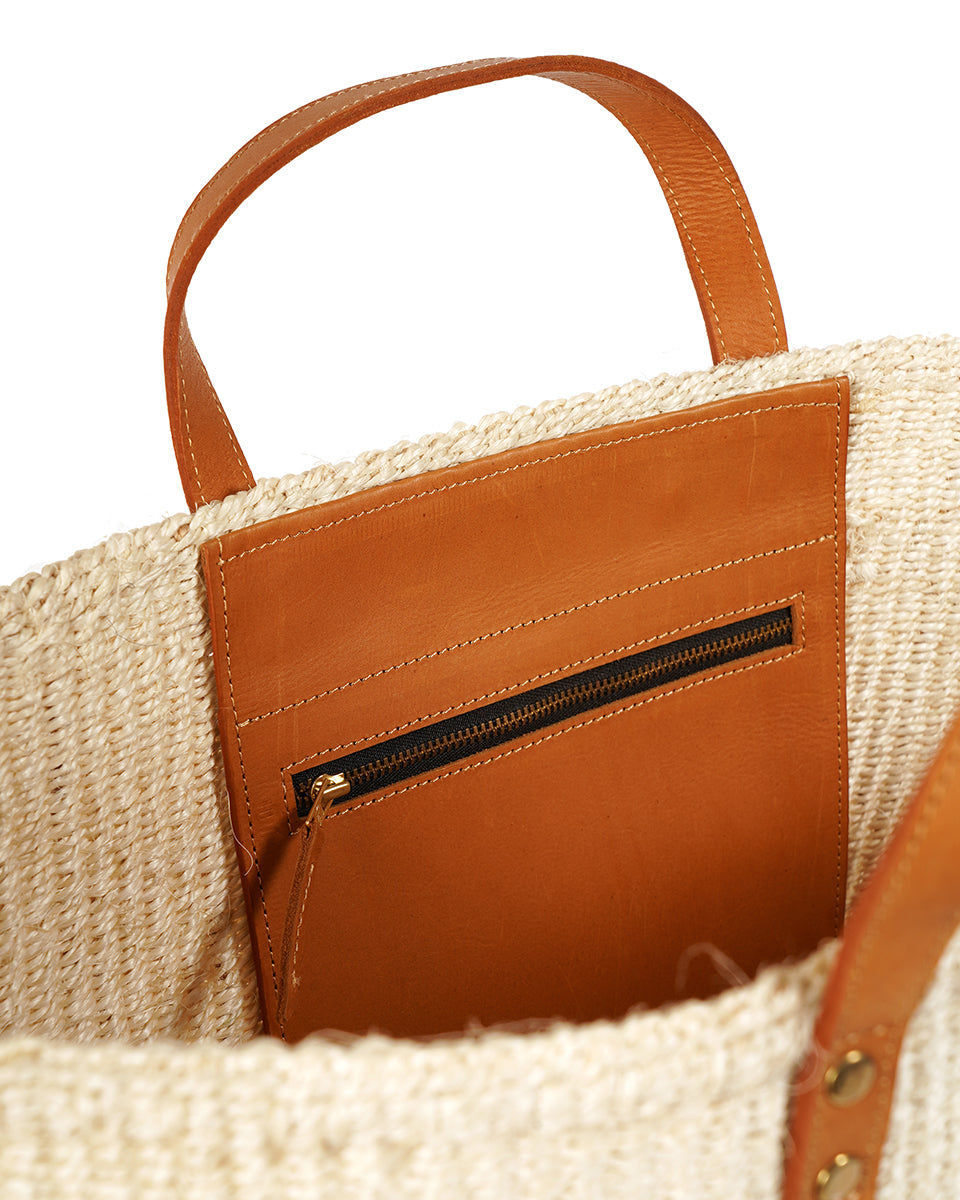 ARDHI: Neutral and Natural Sisal Shopper