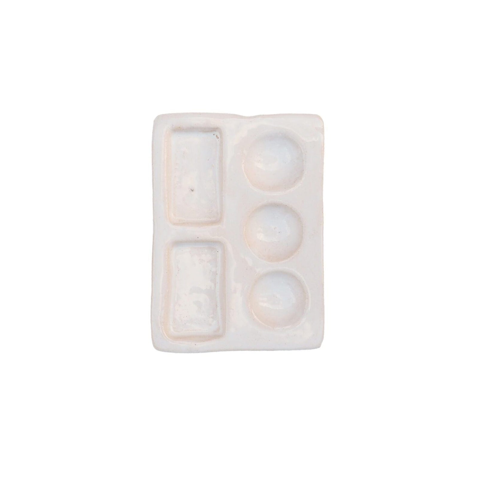 Travel Size Handmade Ceramic Palette