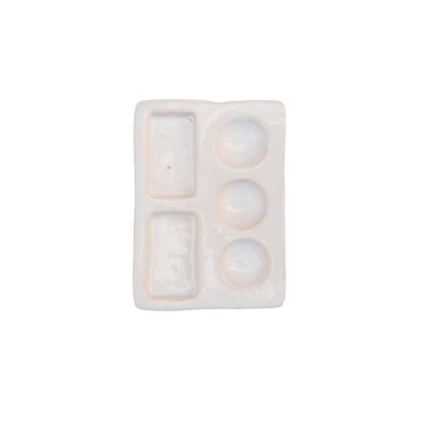 Travel Size Handmade Ceramic Palette