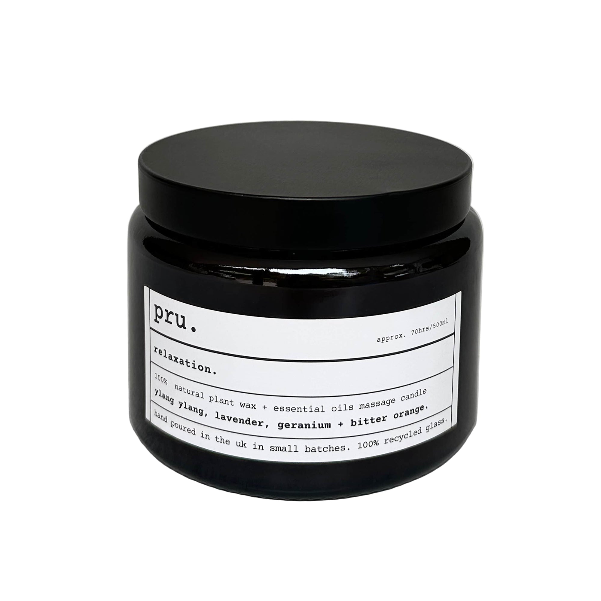 Apothecary 100% Essential Oil Massage Candle - Relaxation